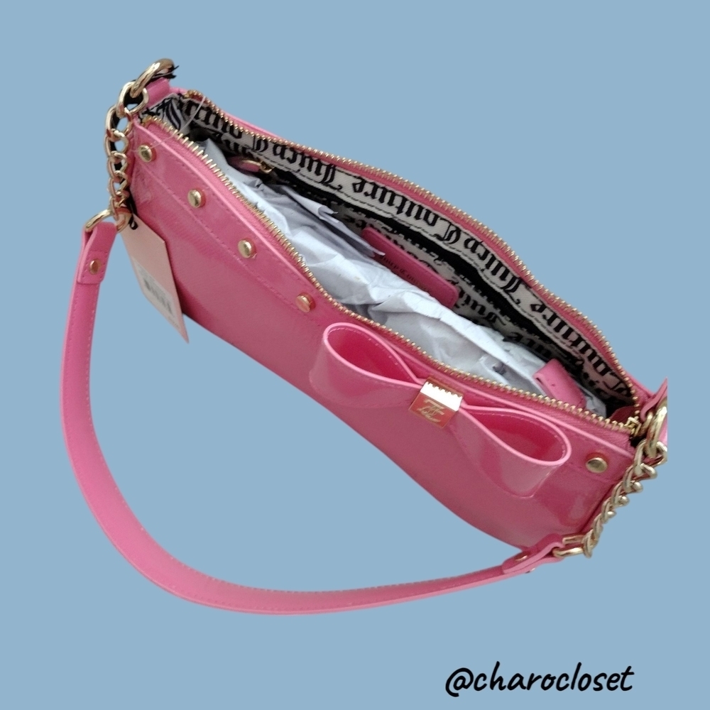 Juicy Couture Pink Bow Shoulder Bag - Picture 6 of 7
